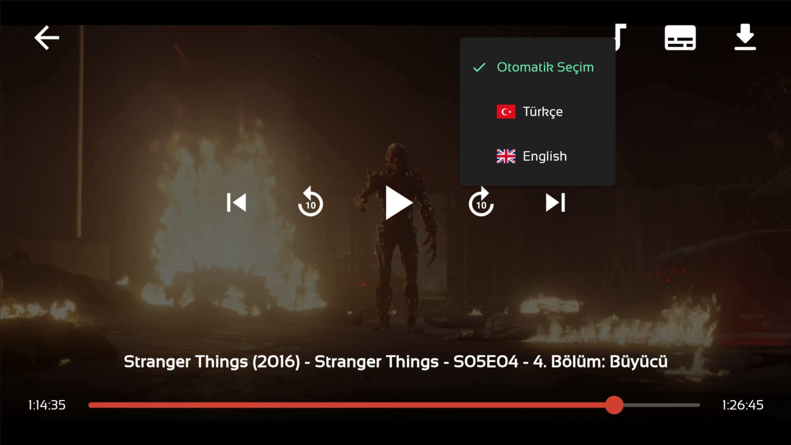 Gelişmiş Oynatıcı