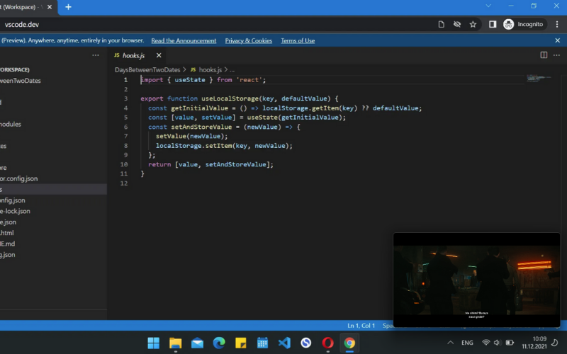 Biziz TV PiP Modu Ekran Görüntüsü