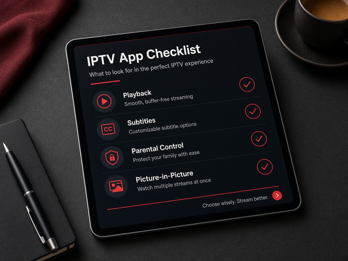 IPTV player özellik listesi PiP altyazı ebeveyn kontrolü