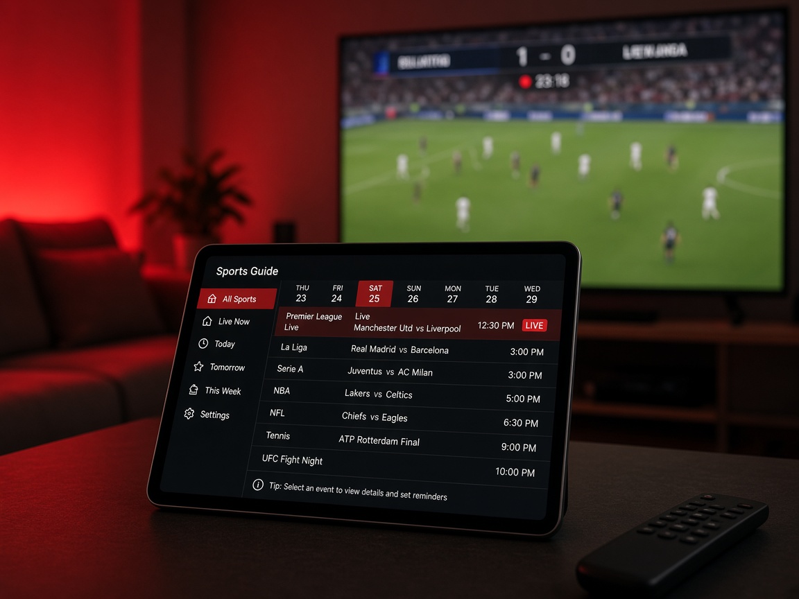 IPTV spor takvimi ile maç programı takibi